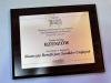 Nagroda, wyróżnienie w plebiscycie - dyplom drewniany
