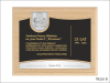 Jubileusz funkcjonowania - dyplom drewniany złożony