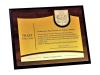 Jubileusz funkcjonowania - dyplom drewniany złożony
