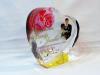 Rocznica Ślubu - statuetka szklana C055 serce z nadrukiem