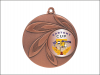 Medal metalowy MMC9850 z indywidualną wklejką lub grawerem - śr. 50 mm
