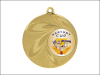 Medal metalowy MMC9850 z indywidualną wklejką lub grawerem, śr. 50 mm - od 10 szt.
