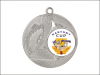 Medal metalowy MMC5057 z indywidualną wklejką lub grawerem - śr. 50 mm