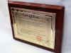 Certyfikat Babci i Certyfikat Dziadka - dyplom drewniany z paterą z nadrukiem