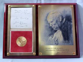 Dyplom drewniany - oprawa pamiątkowego medalu z grawerowanym zdjęciem