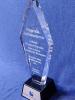Nagroda Jubileuszowa - statuetka szklana C043 z grawerem w etui
