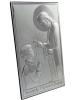 Pamiątka I Komunii  Św. - srebrny obrazek z Jezusem udzielającym Komunii chłopczykowi JAP760 z grawerem