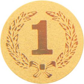 Emblemat 1 miejsce złoty - A36