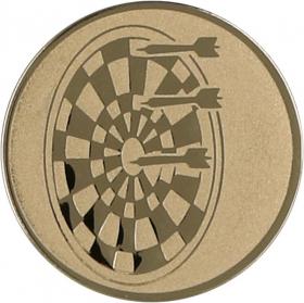 Emblemat Dart złoty - A21