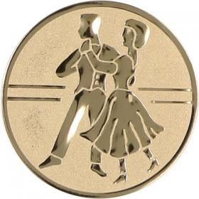 Emblemat Taniec Towarzyski złoty - A24