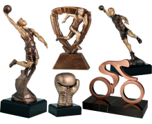 Statuetki sportowe, trofea sportowe